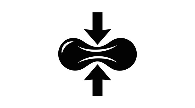 Compression Icon Vector Symbol