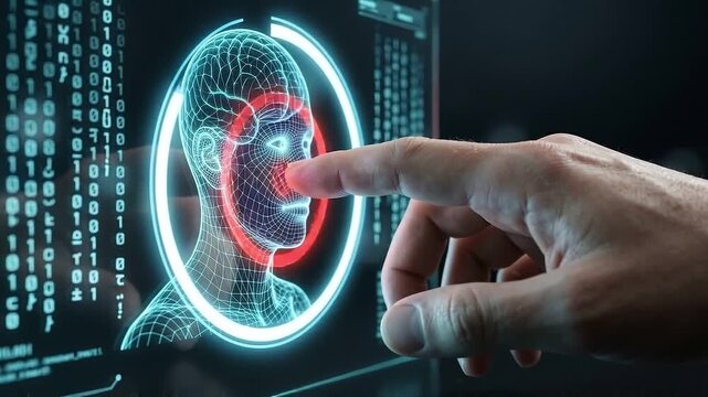 Deepfake detection and fraud prevention with AI interface for identity verification and authentication enhancing cybersecurity through advanced technology and secure digital interaction
