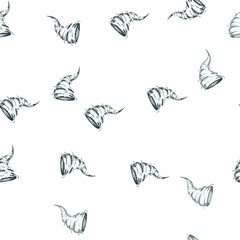 Obraz premium pattern destruction tornado cartoon. cloud thunderstorm, clouds wind, hurricane dangerous destruction tornado sign vector