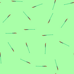 Obraz premium pattern painter artist paint brush cartoon. painter artist paint brush sign. seamless vector illustration