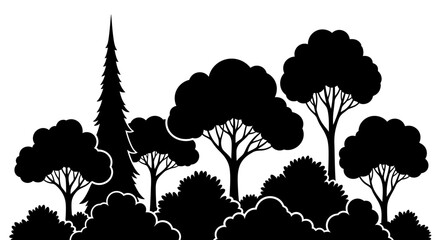 Minimalist striking black vector silhouette artistic graphic design element isolated on a solid white background, high-resolution professional scalable EPS vector for creative branding. © kio