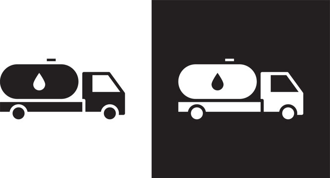Tank truck icon