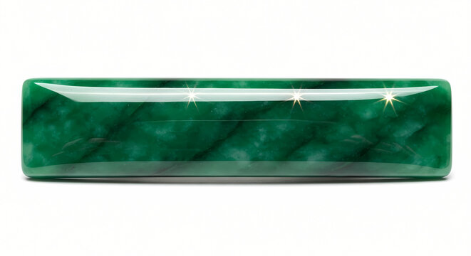 Translucent Green Jadeite Bangle with Highlights