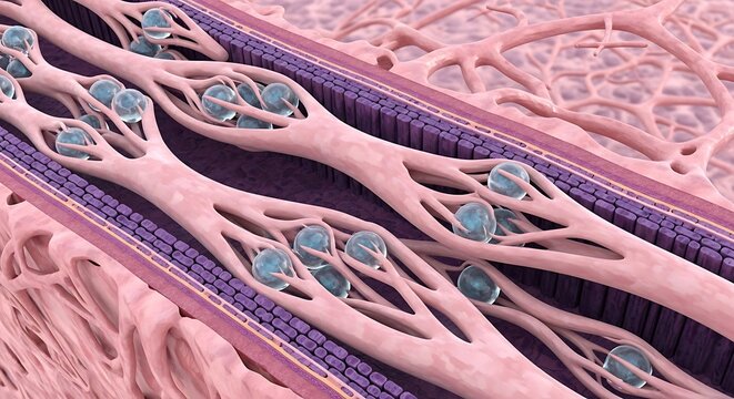 Detailed network structure of neurons and synapses