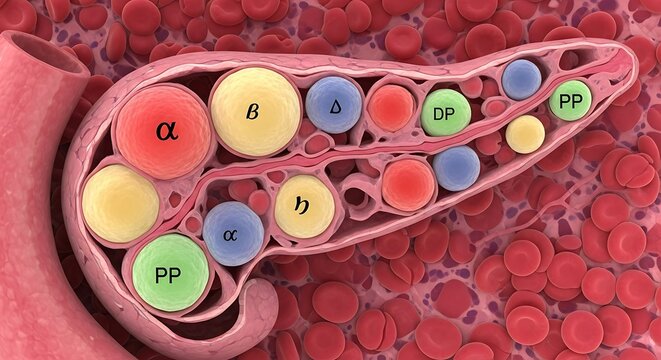 Golgi apparatus with vesicles and lipoproteins