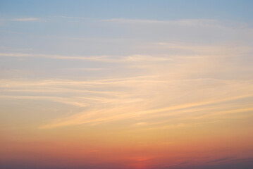 Naklejka premium sunset in the sky
