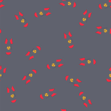 pattern nagasaki atomic bomb cartoon. manhattan trinity, warhead blast, mushroom isotopes nagasaki atomic bomb sign. seamless vector illustration