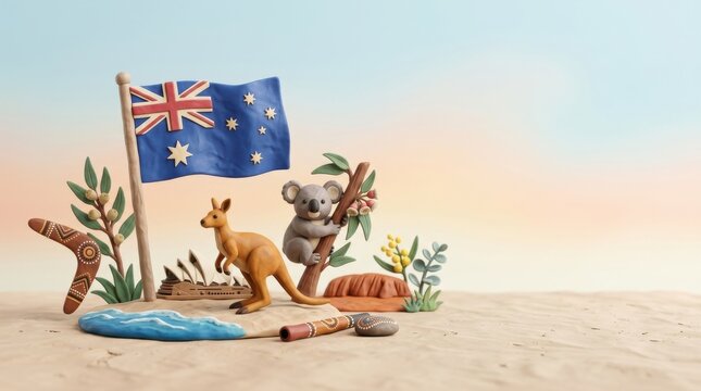 Australia National Day Celebration Symbols