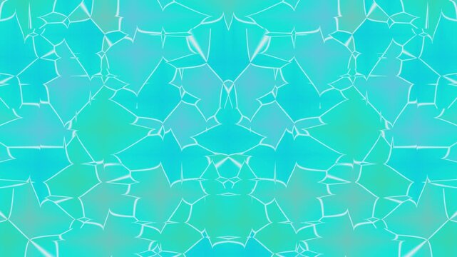 Suitable for backgrounds, web design, packaging, and digital art projects. Vibrant teal, light blue gradient shapes create a mesmerizing pattern.
