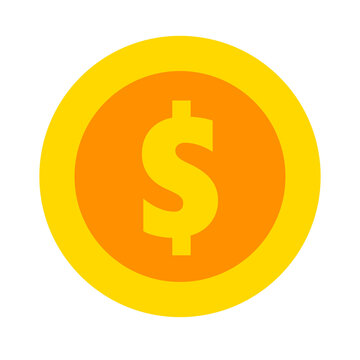 gold dollar sign
