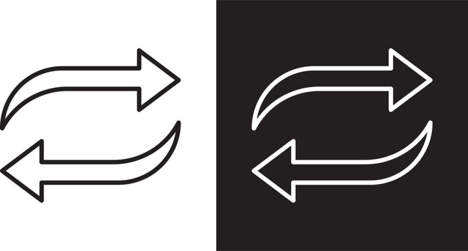 Transfer arrows icon