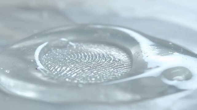Translucent Silicone Fingerprint Memory