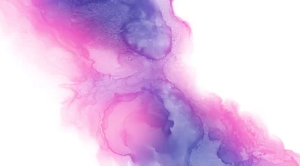 Abstract art pink purple blue pastel gradient paint background with liquid fluid grunge texture. © korkeng