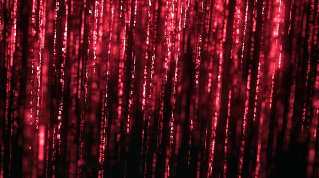 Digital matrix rain