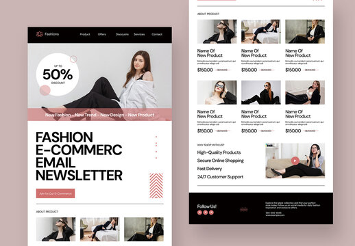 Sale Email Newsletter Template