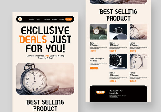 Sale Email Newsletter Template