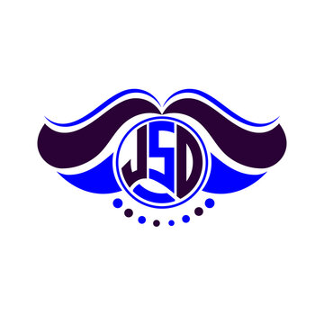 JSO letter logo creative design. JSO unique design