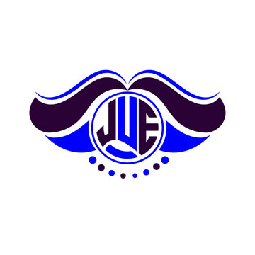 JUE letter logo creative design. JUE unique design