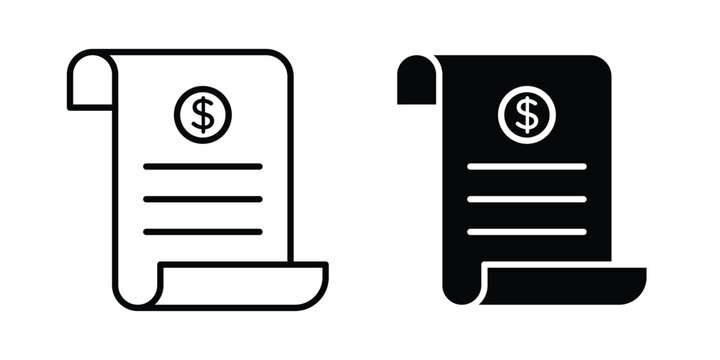 Payroll icon minimal artwork pack