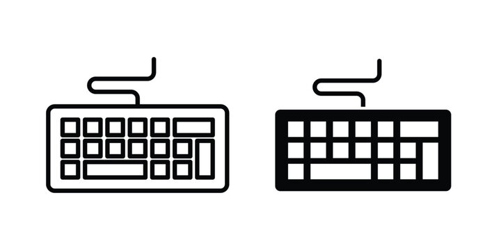 Keyboard icon minimal artwork pack