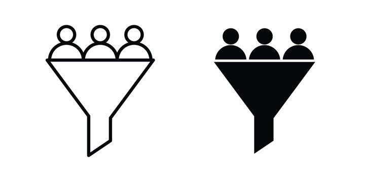 Lead conversion icon minimal artwork pack