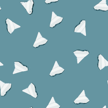 seamless pattern debris glass broken shard cartoon. splintered shattered, edge piece, breakage chard debris glass broken shard sign vector