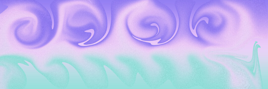 Pastel marble liquid background, soft purple and mint green swirl pattern, abstract fluid art texture for creative web banners and social media