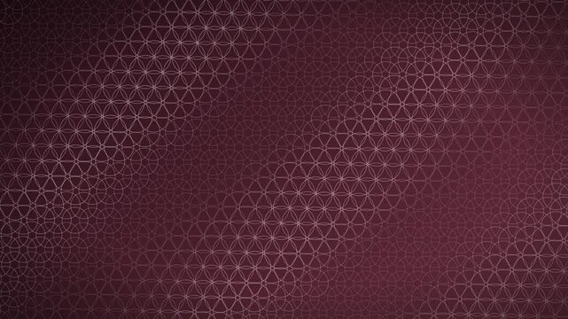 Shippou Japanese Pattern Motion Background Loop 4K - Sakura Pink