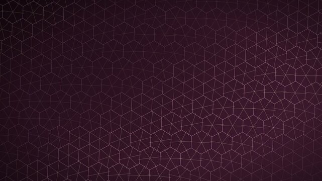 Asanoha Japanese Pattern Motion Background Loop 4K - Ume Plum