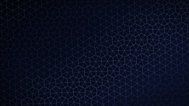 Asanoha Japanese Pattern Motion Background Loop 4K - Yoru Night