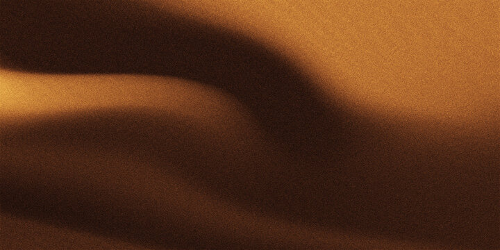 brown gradient background. abstract illustration with a golden bronze nuance with a smooth textured surface filled with micro-granules resembling grain, metallic dust, or artistic noise.