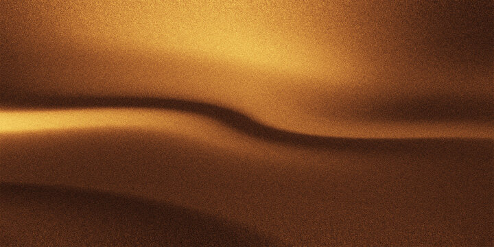 brown gradient grainy background. abstract illustration with a golden bronze nuance with a smooth textured surface filled with micro-granules resembling grain, metallic dust, or artistic noise.