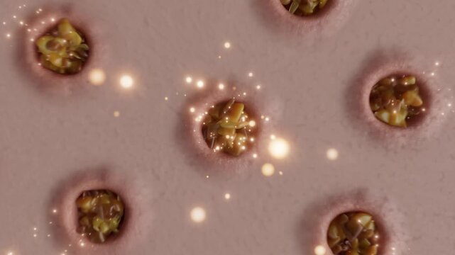 3D Animation of Skin Pore Cleansing and Blackhead Removal