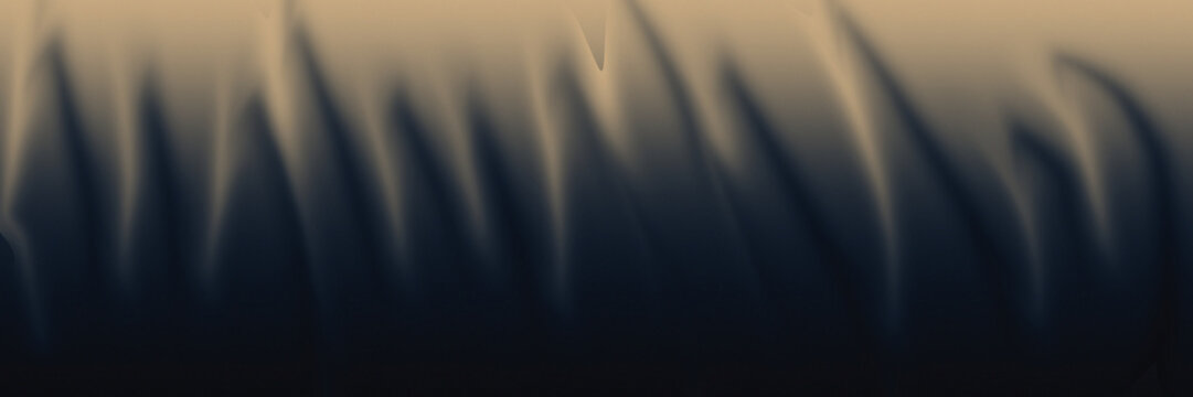 Abstract smoke texture on dark background, ethereal vapor trails in beige and navy blue, cinematic atmospheric mist background for creative design