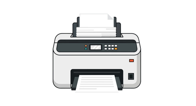 Printer Machine Office Equipment Device.