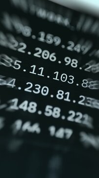Public IPv4 address readout in network management console