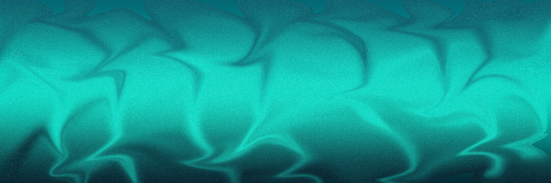 Teal abstract liquid background with flowing wave patterns, turquoise silk texture wallpaper, elegant emerald green gradient backdrop for web banners