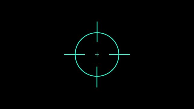 Gun target set icon, Sight sniper target, cross hair symbol motion background. k1 -1187 Target animation, target sniper, target gaming animation.