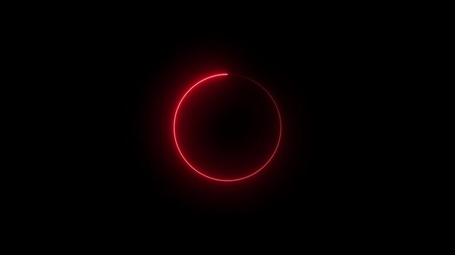 Random dial design. Circle countdown timer one minute animation from 10 to 0 second animation. Modern flat design with animation. neon circle and number looping animated