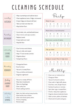 Cleaning Schedule