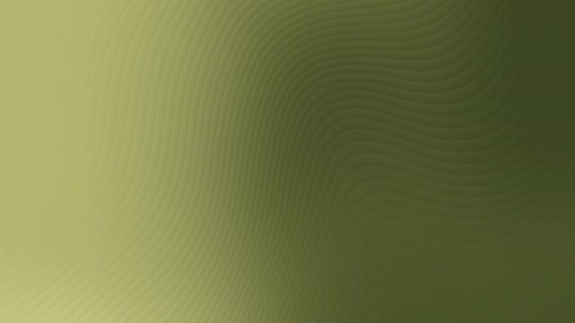 Abstract olive green gradient wave motion background 