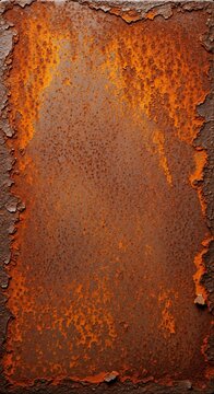 Close up of rusted metal surface texture background.