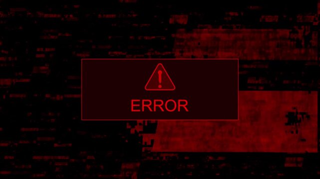 Error message program code - background loop