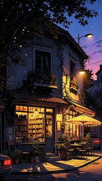 Moebius Wind City Corner Coffee Shop