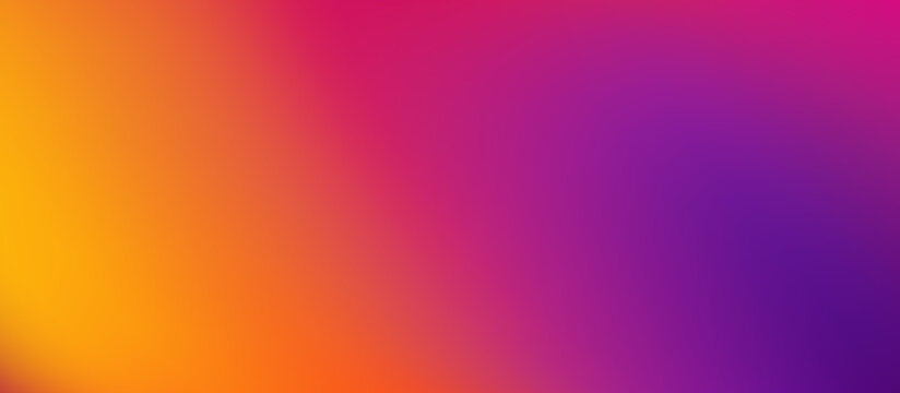 Leak uv and purple yellow gradient background, disco neon sunset and sunrise vibrant magenta bg with color gradation. Dreamy autumn sky violet or pink fluid fall color blend. Hologram abstract overlay