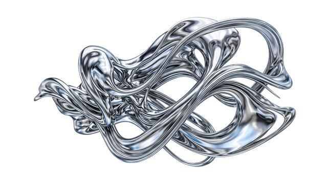 Intricate Hand Drawn Doodle Knot Endless Loop Line Art Isolated