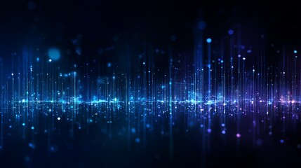 Fototapeta premium Abstract big data technology background with digital data network design