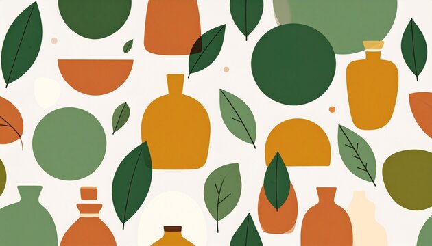 Colorful geometric pattern with overlapping hexagons and circles.