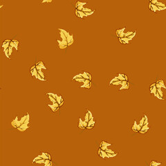 Obraz premium seamless pattern canada maple leaf cartoon. fall red, canadian autumn, flag symbol canada maple leaf sign vector