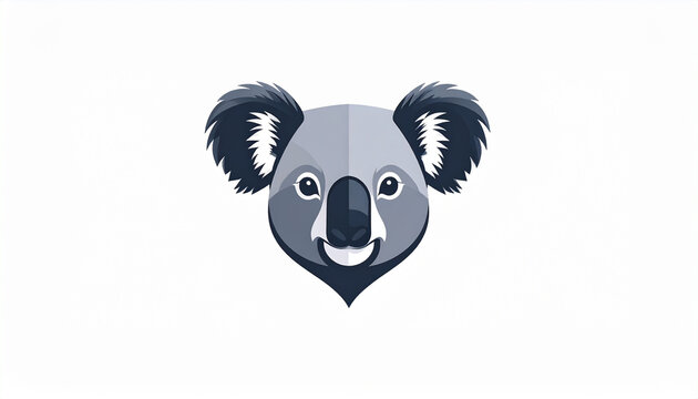 Koala bear illustration on white